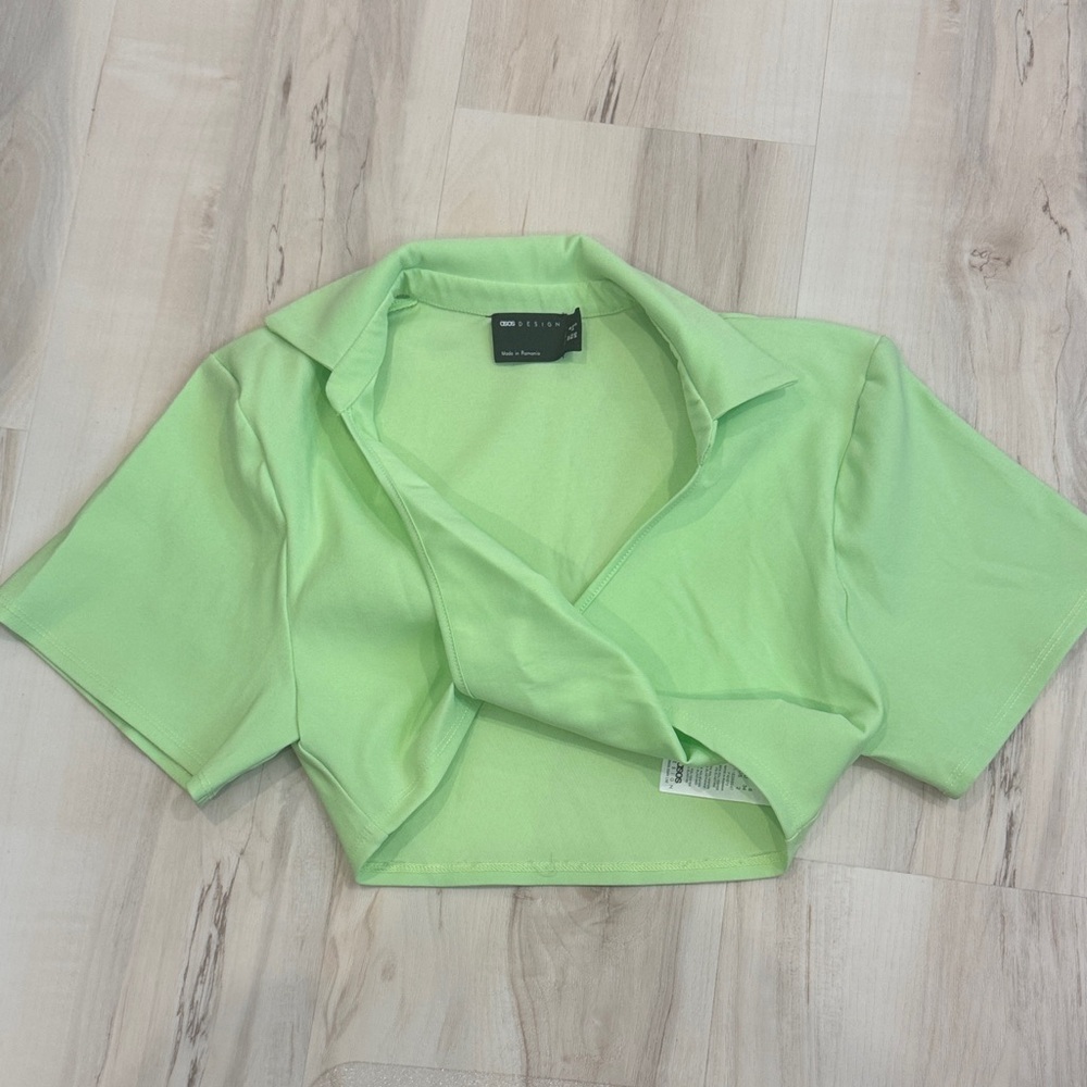 ASOS Light Green Crop Top